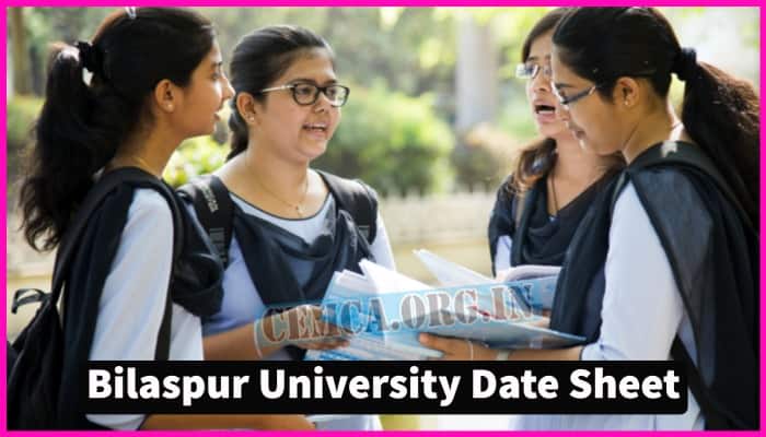 Bilaspur University Date Sheet 2024