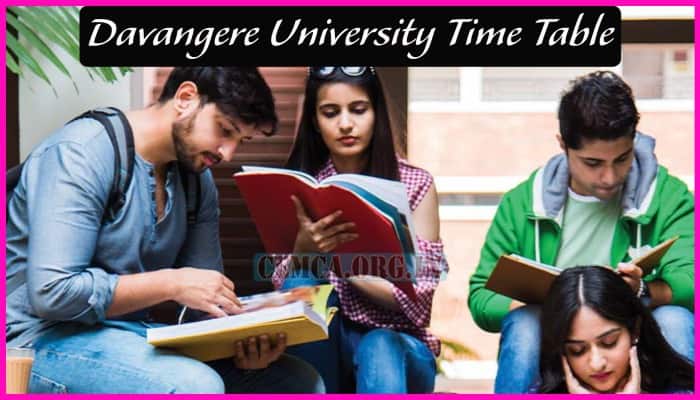 Davangere University Time Table 2024