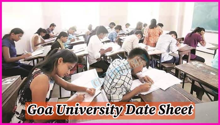 Goa University Date Sheet 2024