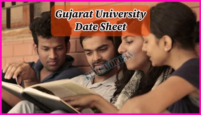 Gujarat University Date Sheet 