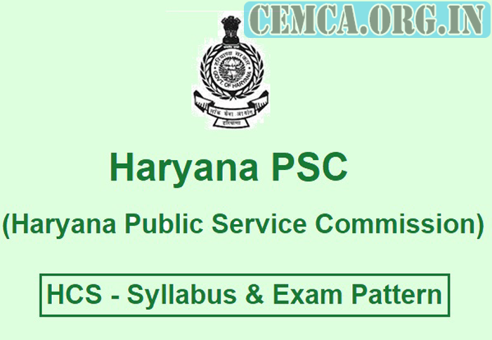 HPSC HCS Syllabus 2024
