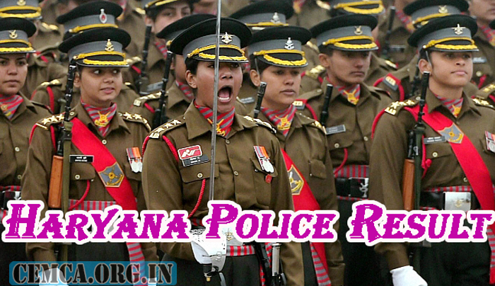 Haryana Police Result 2023