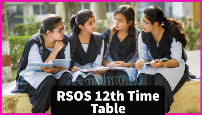 RSOS 12th Time Table 2023