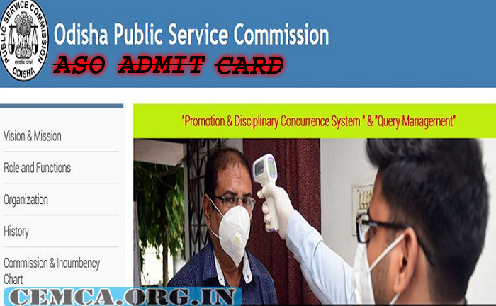 OPSC ASO Admit Card 2023