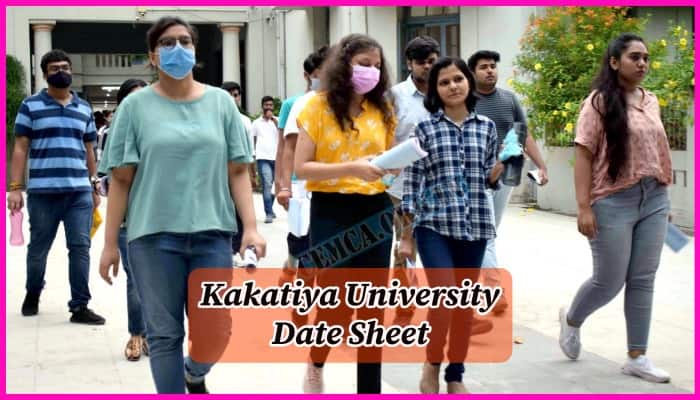 Kakatiya University Date Sheet 2023