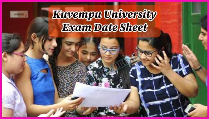 Kuvempu University Exam Date Sheet 2024