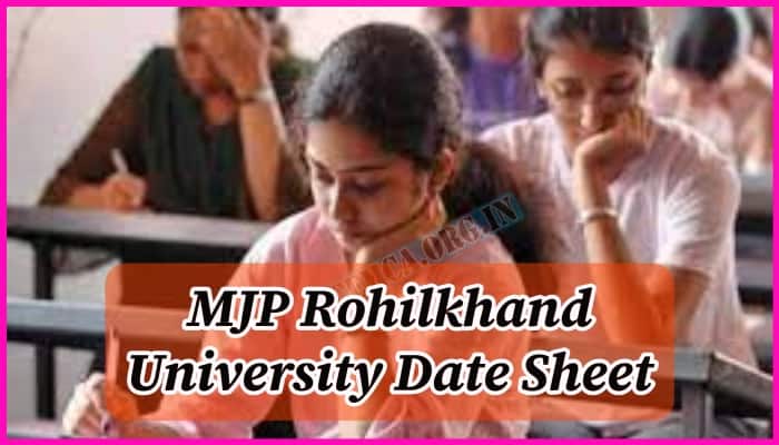 MJP Rohilkhand University Date Sheet 2024