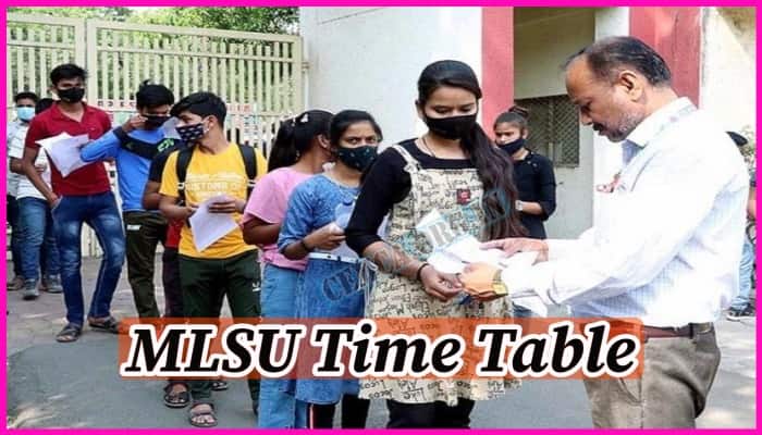 MLSU Time Table 2024