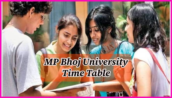 MP Bhoj University Time Table 2024