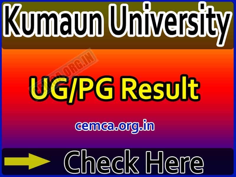 Kumaun University Result