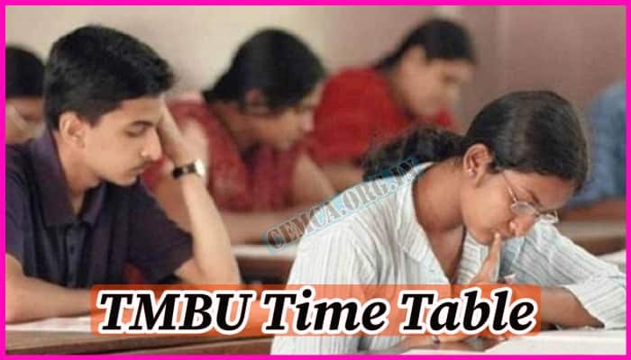 TMBU Time Table 2024