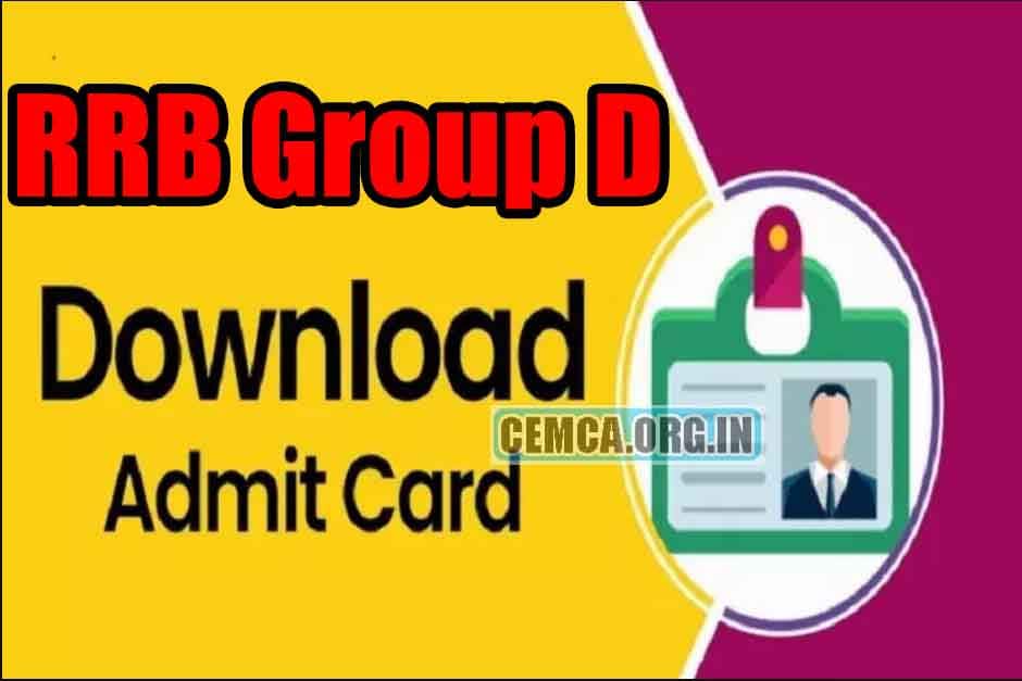 rrb group d admit card