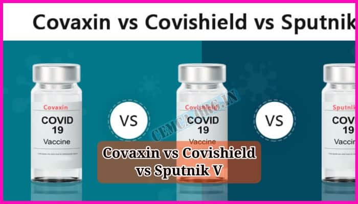 Covaxin vs Covishield vs Sputnik V