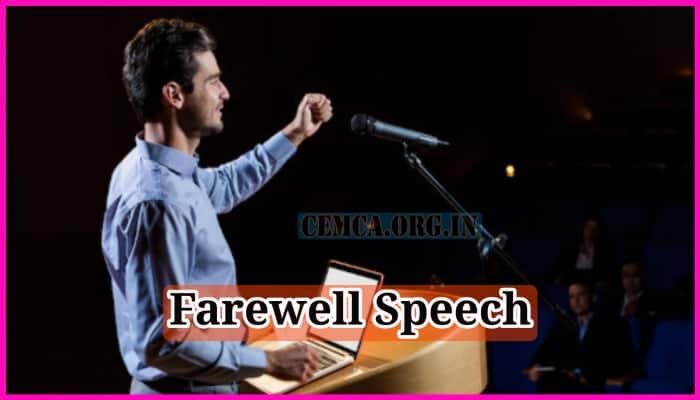 Farewell Speech