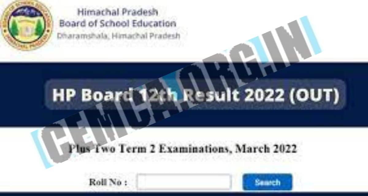 HPBOSE 12th Result 2022