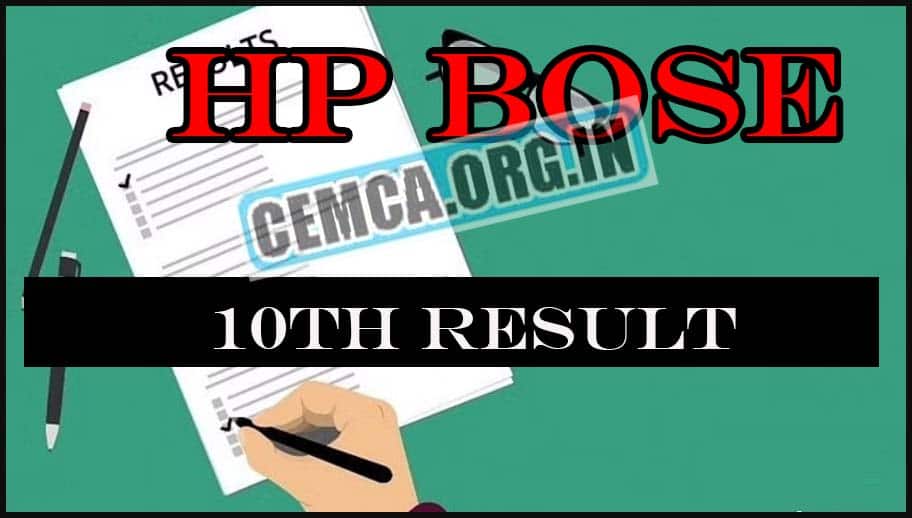 HPBOSE 10th Result 