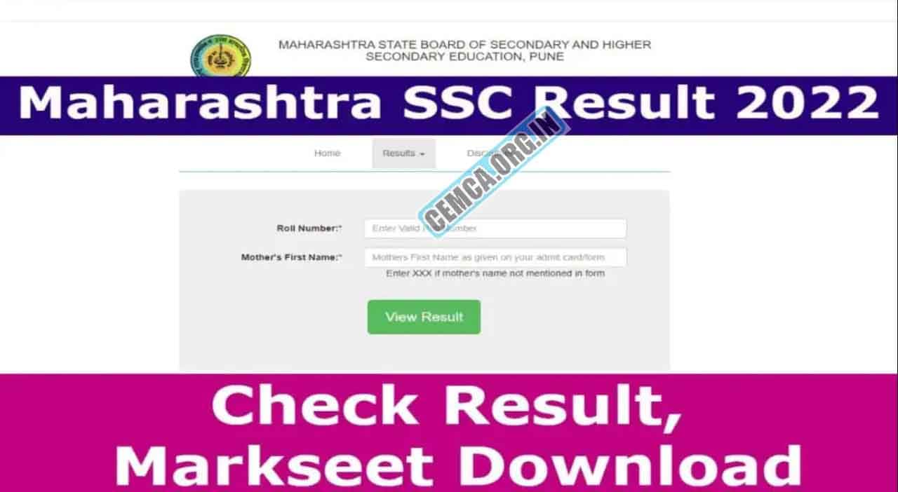 Maharashtra SSC Result 2024 10th Result 2023 Link