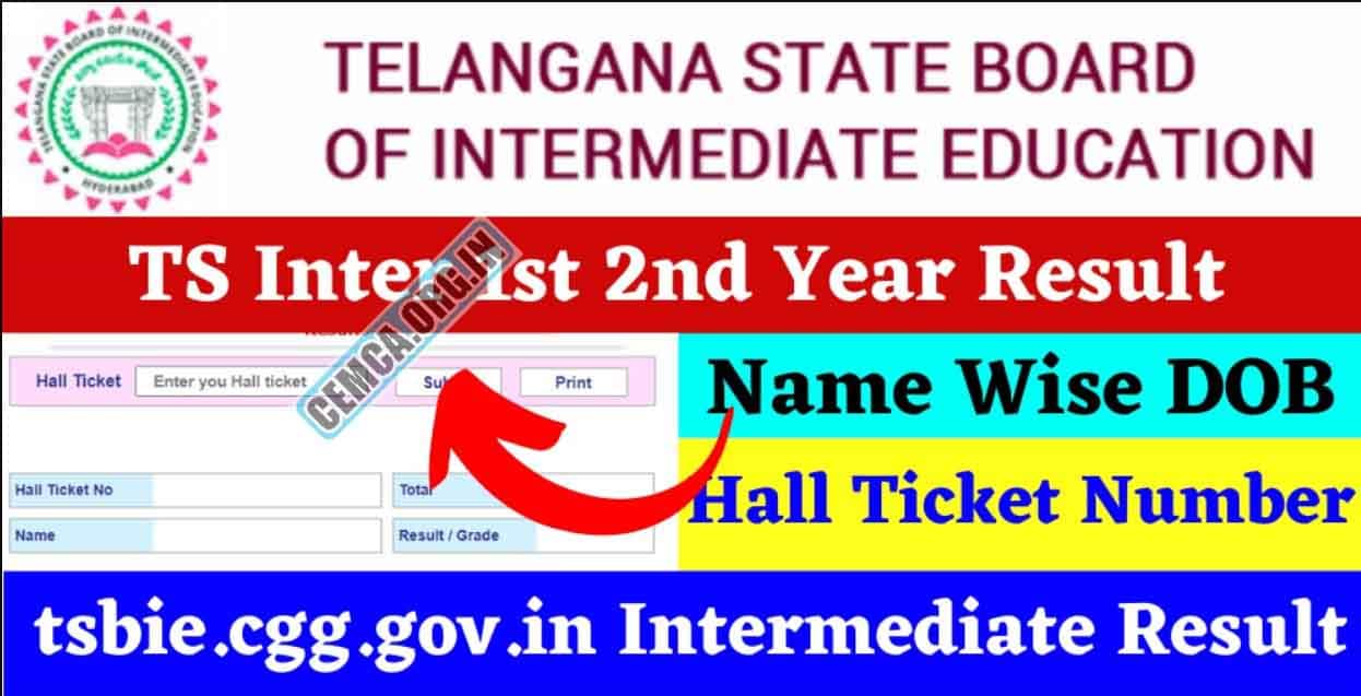 TS Inter Result 2024 Manabadi 1st, 2nd Year Results Official Link