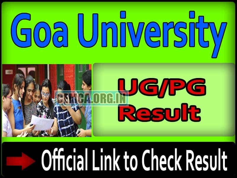 Goa University Result