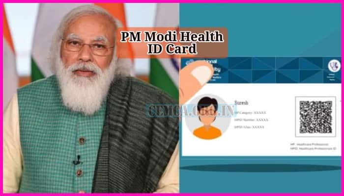 PM Modi Health ID Card