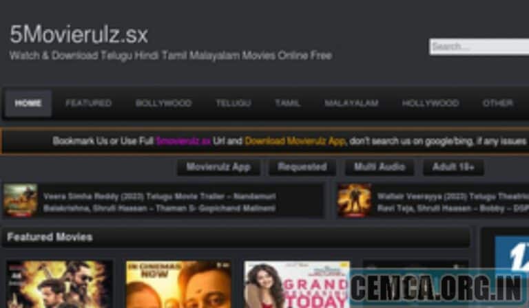 5Movierulz 2025 Tamil, Telugu Latest Movies 1080p, 720p, 420p, and 360p
