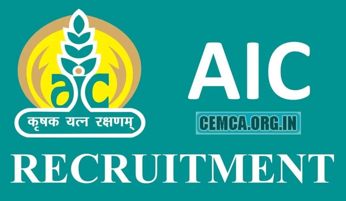 AIC Recruitment 2023