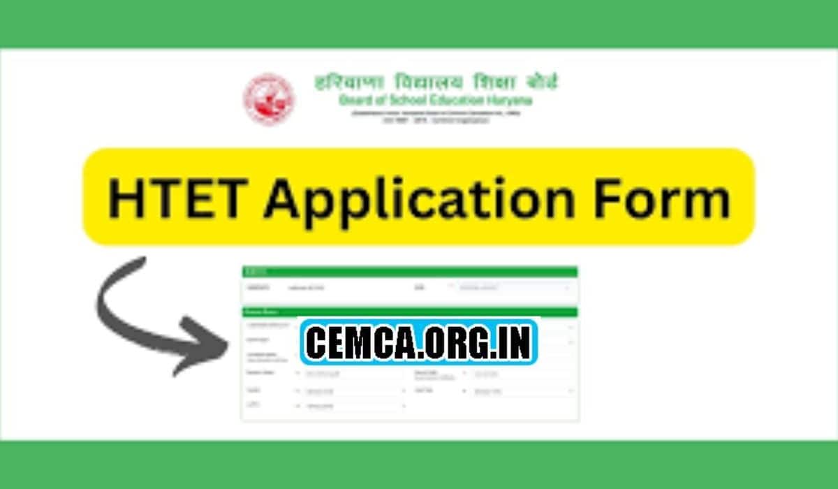HTET Application Form 2024