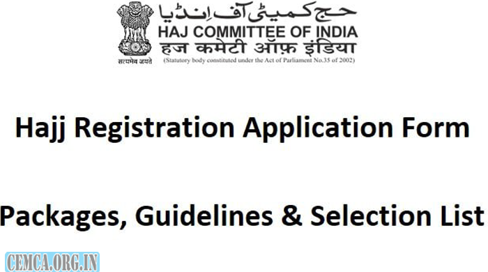 Hajj Online Application Form 2023
