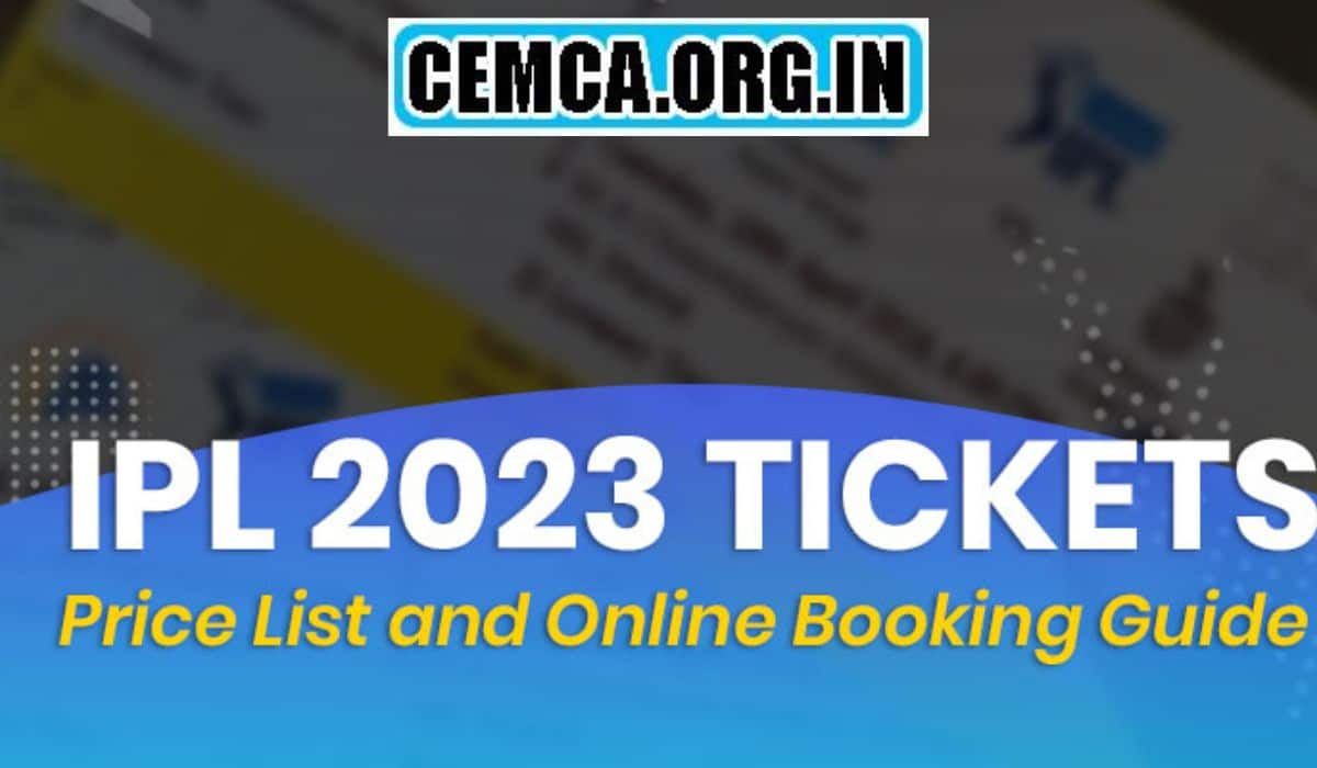 IPL Ticket Booking 2023 Stadium Wise Price Rate