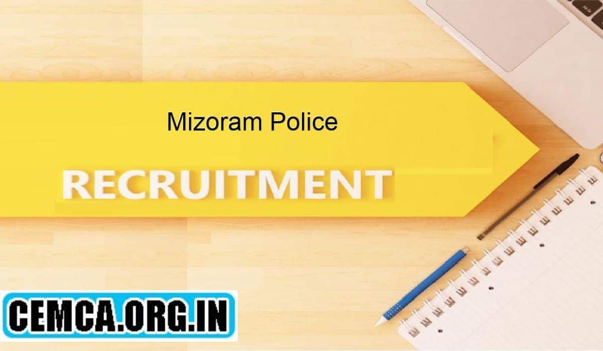 Mizoram Police Recruitment 2023 Apply Online