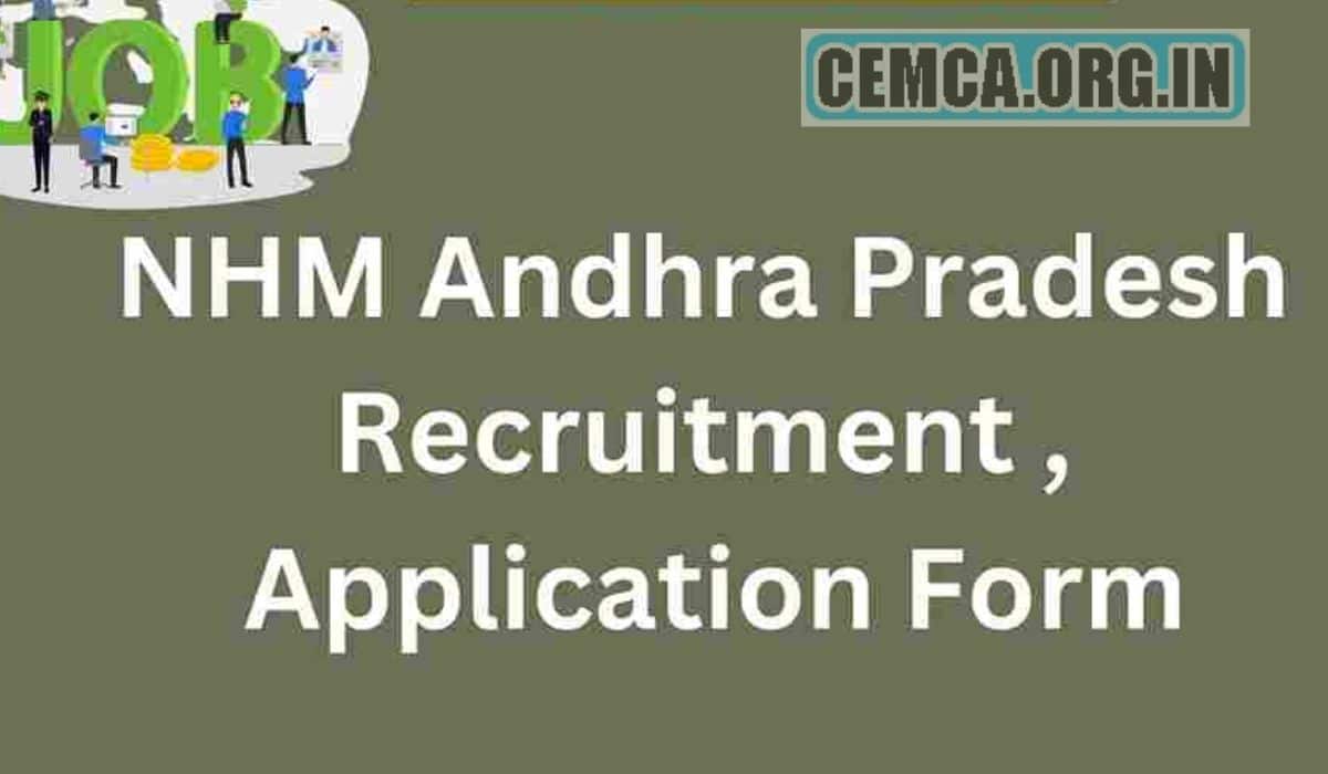 NHM Andhra Pradesh Recruitment 2024