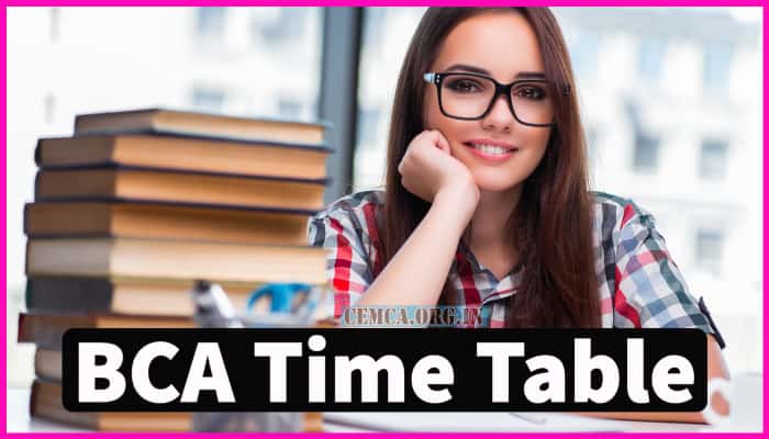 BCA Time Table
