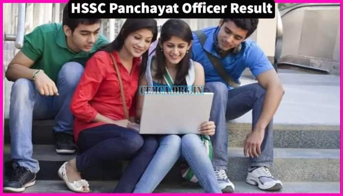 HSSC Panchayat Officer Result 2024
