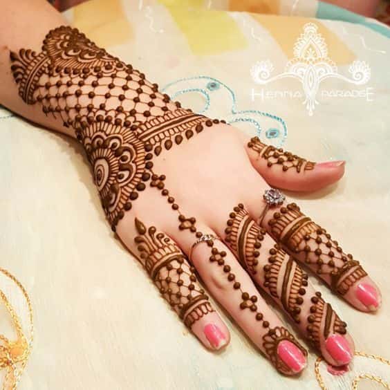 Hand Arabic Mehndi