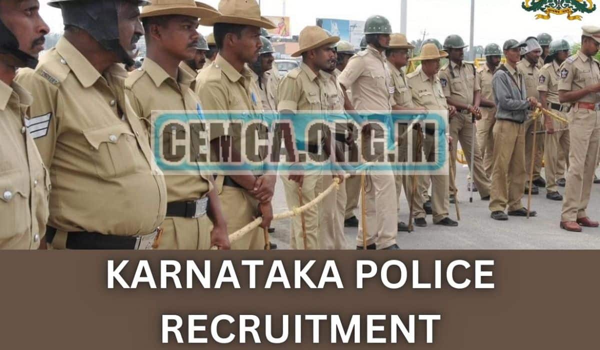 Karnataka Police Recruitment 2024