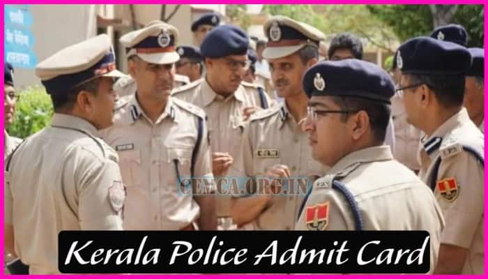 Kerala Police Admit Card 2024