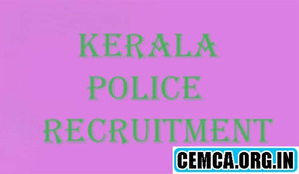 Kerala Police Recruitment 2024 