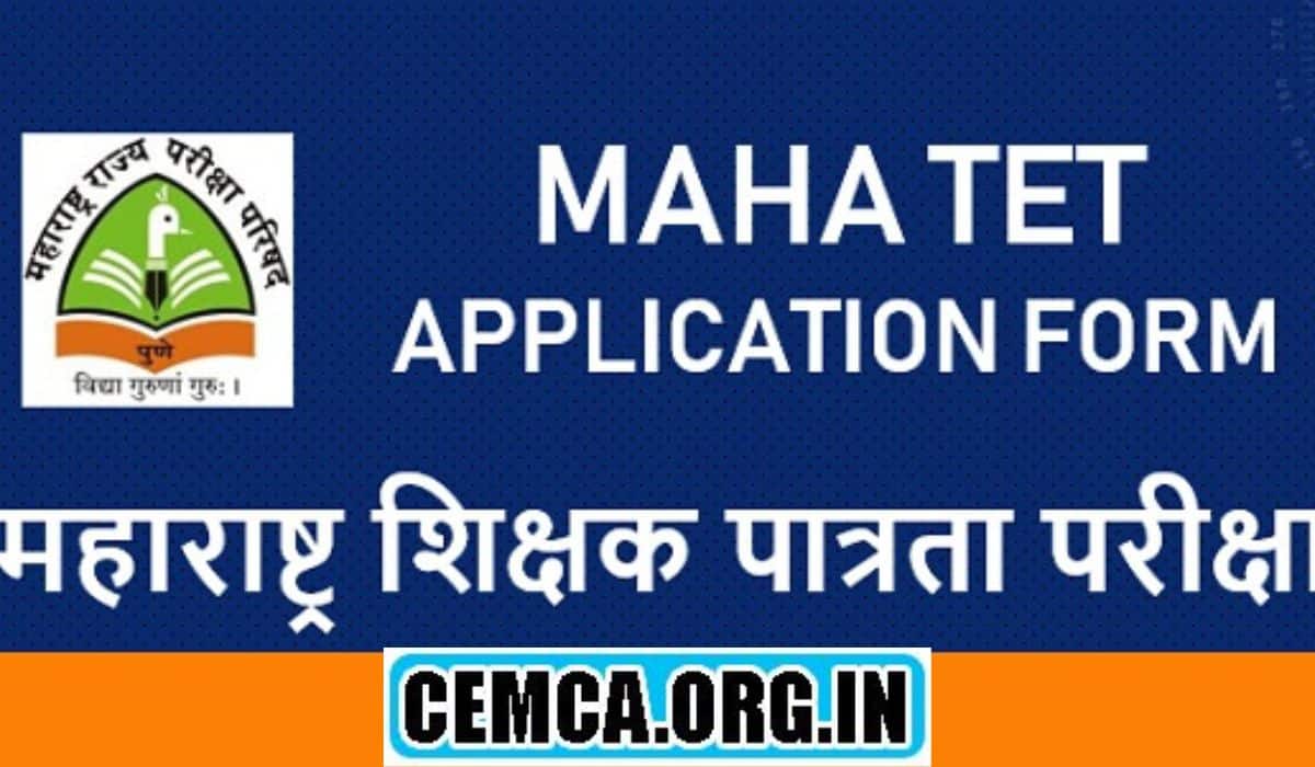 MAHA TET Application Form 2023