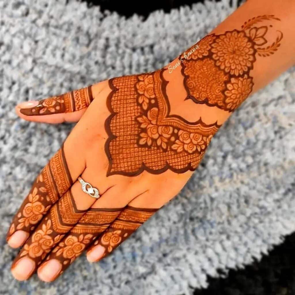 Mehndi Designs for Full Hands rings
