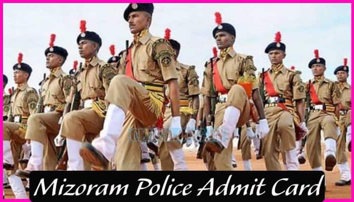Mizoram Police Admit Card 2024