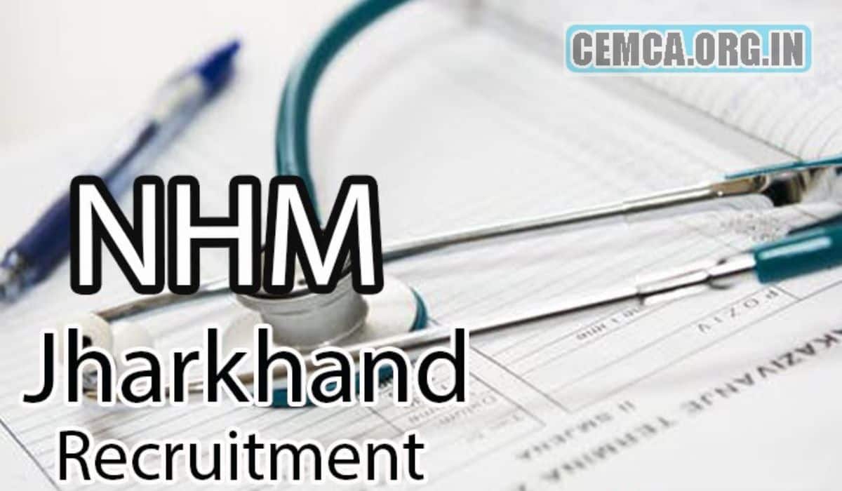 NHM Jharkhand Recruitment 2024