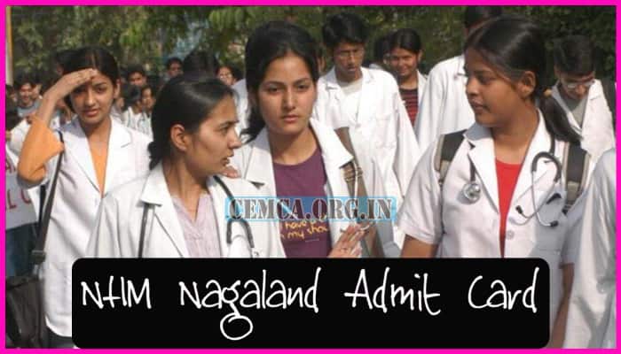 NHM Nagaland Admit Card 2023