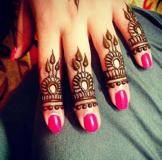 Nice Finger Mehndi Designs