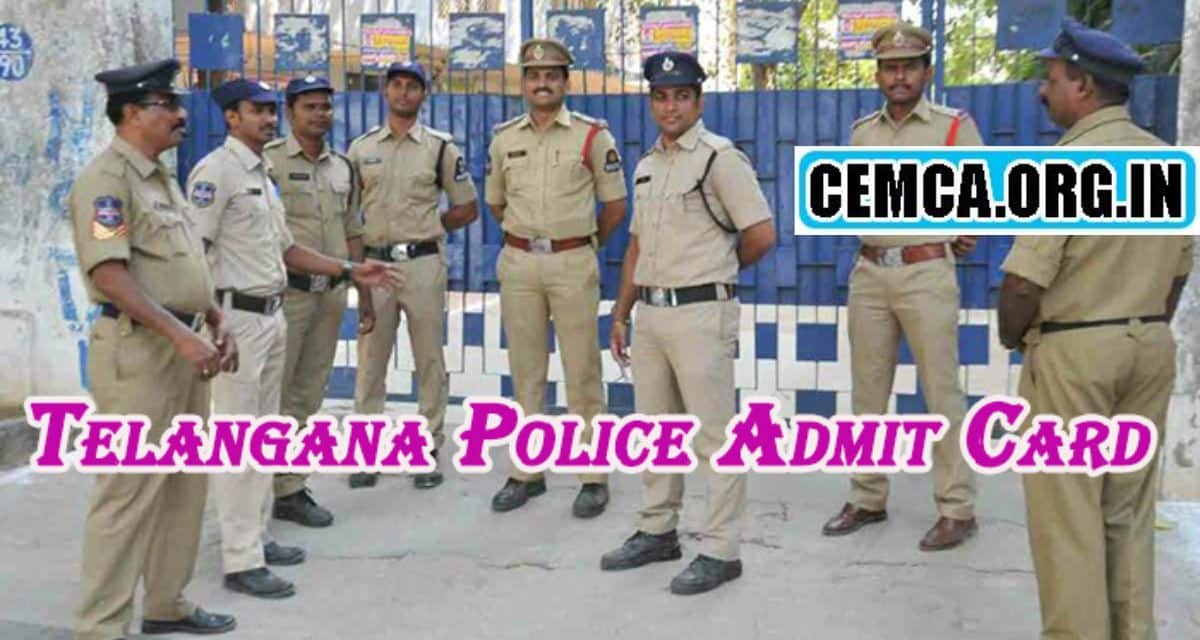 Telangana Police Admit Card 2024