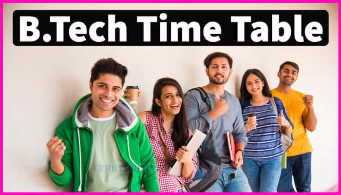 btech time table 2024