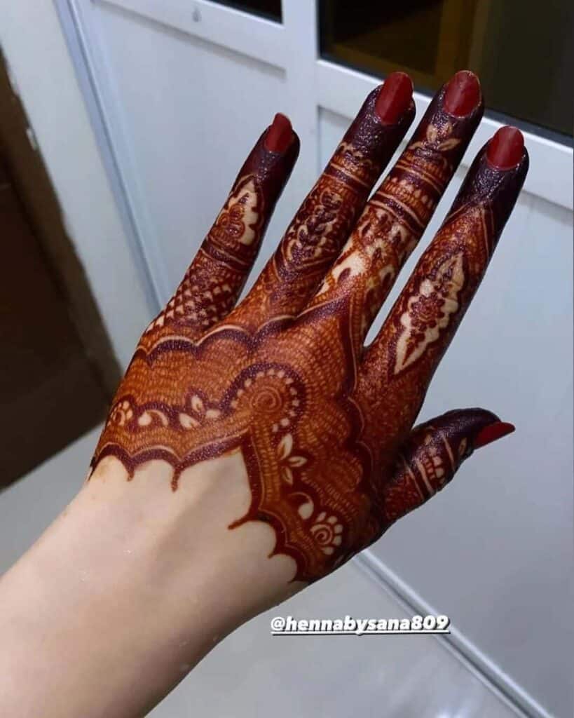 indian Mehndi Designs for Full Hands