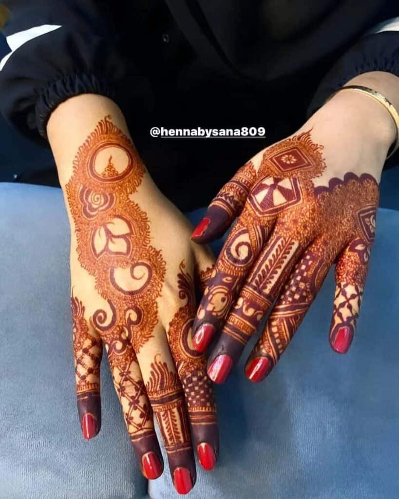 latest new Mehndi Designs for Full Hands