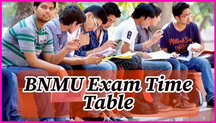 BNMU Exam Time Table 2023