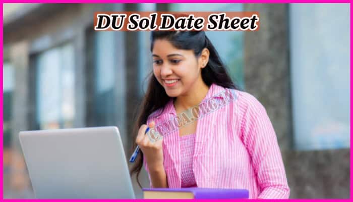 DU Sol Date Sheet 2024