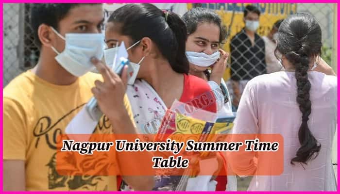Nagpur University Summer Time Table 2024 